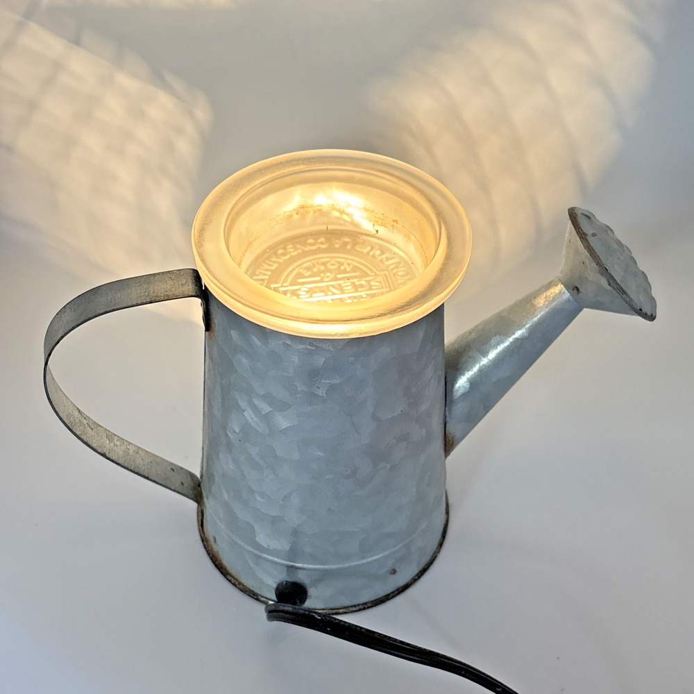 Scentsy Wax Warmer Melt Rustic Garden Watering Can Full Size Warmer - Picture 3 of 8